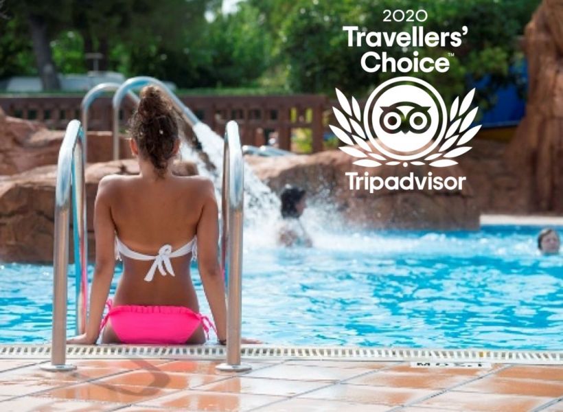 Camping Stel & bungalows Resort has been awarded with the Travelers's choice 2020 reward by Tripadvisor.